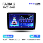 Teyes CC2 Plus 10.2" для Skoda Fabia 2007-2014