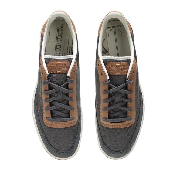 Клуб reebok C Кроссовками для скейтбординга - Низкие Черно-коричневые Юнисекс