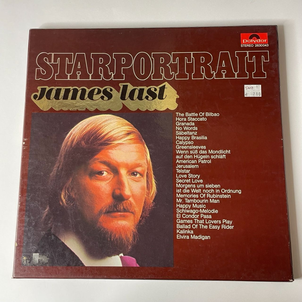 Винтажная виниловая пластинка LP Джеймс Ласт James Last Starportrait (Germany 1971)