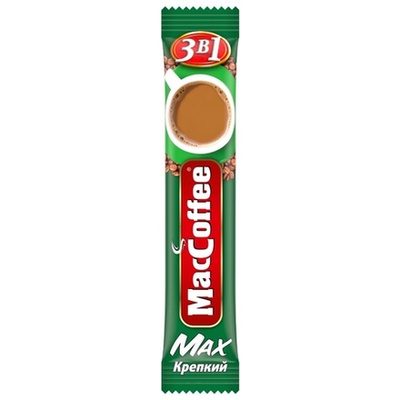 Кофе растворимый MacCoffee Крепкий 3в1 12 гр
