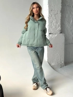 Куртка осенняя короткая с капюшоном