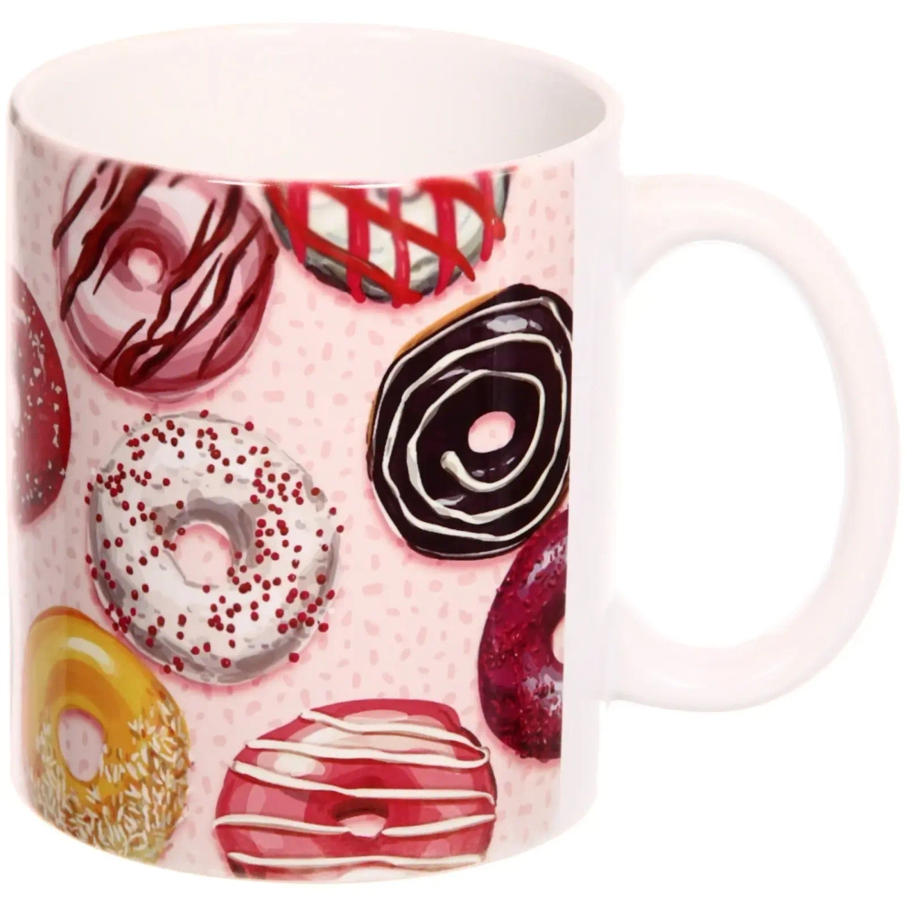 Кружка керамическая 330 мл «Пончики»