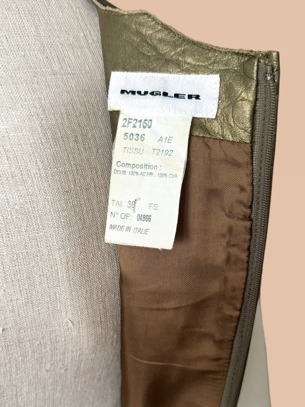 Платье MUGLER