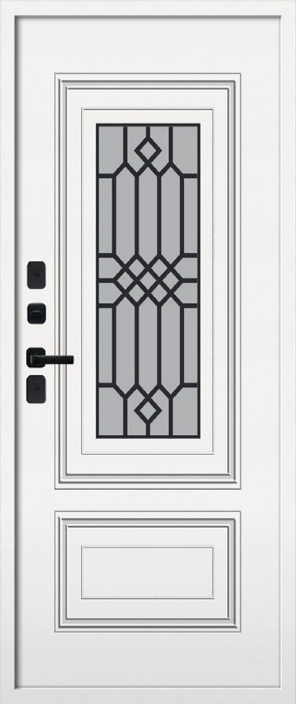 Входная дверь FlyDoors ШТОРМ ТЕРМО СП-11 Веллюто Бьянко