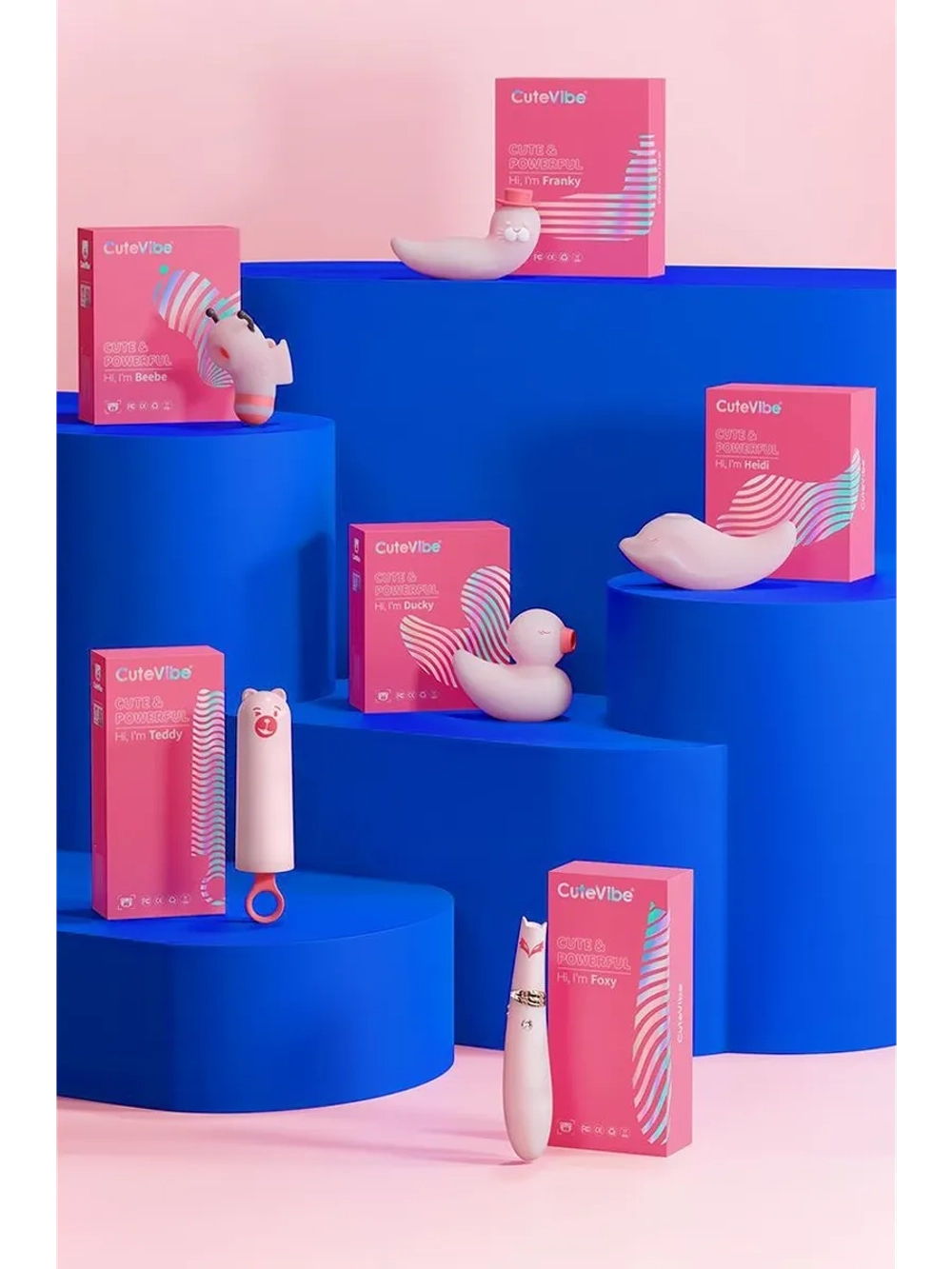 Вибратор вакуумно-волновой стимулятор уточка Ducky