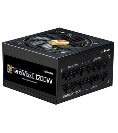 Блок питания Zalman ZM1200-TMX2, 1200W, ATX12V v3.0, APFC, 12cm Fan, 80+ Gold Gen5, Full Modular, Retail