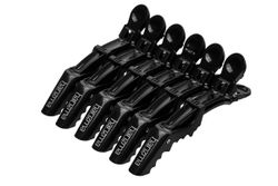 Зажим для волос Harizma, 6 шт, черные (h10903-1500)