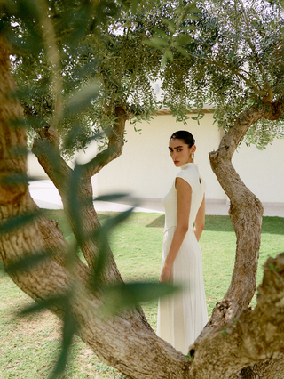 Платье GWEN, молочный