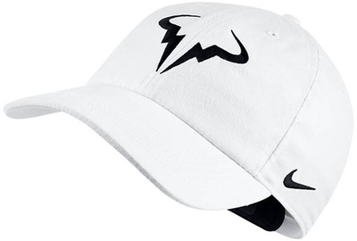 Кепка теннисная Nike Rafa U Aerobill H86 Cap - white/black