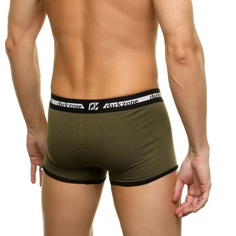 Мужские трусы-боксеры цвета хаки (Размер: M) (Цвет: хаки)