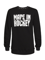 Свитшот мужской черный "Made In Hockey"
