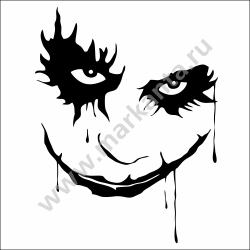 Авто мото наклейка "Джокер"