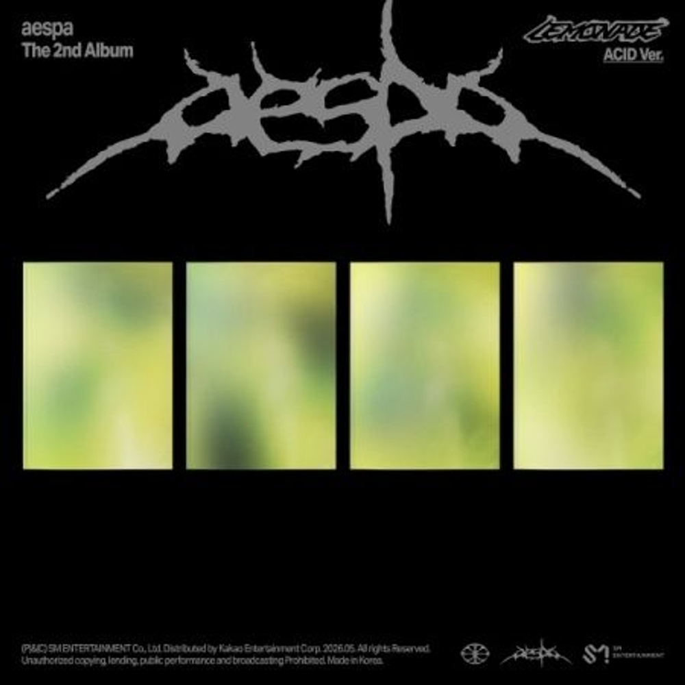 (ПРЕДЗАКАЗ) Альбом aespa - LEMONADE 2nd Album ACID 4 Version SET
