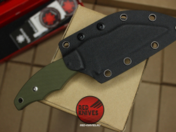 Нож Spyderco Ronin 2 - зеленая рукоять, клинок сатин RK/502