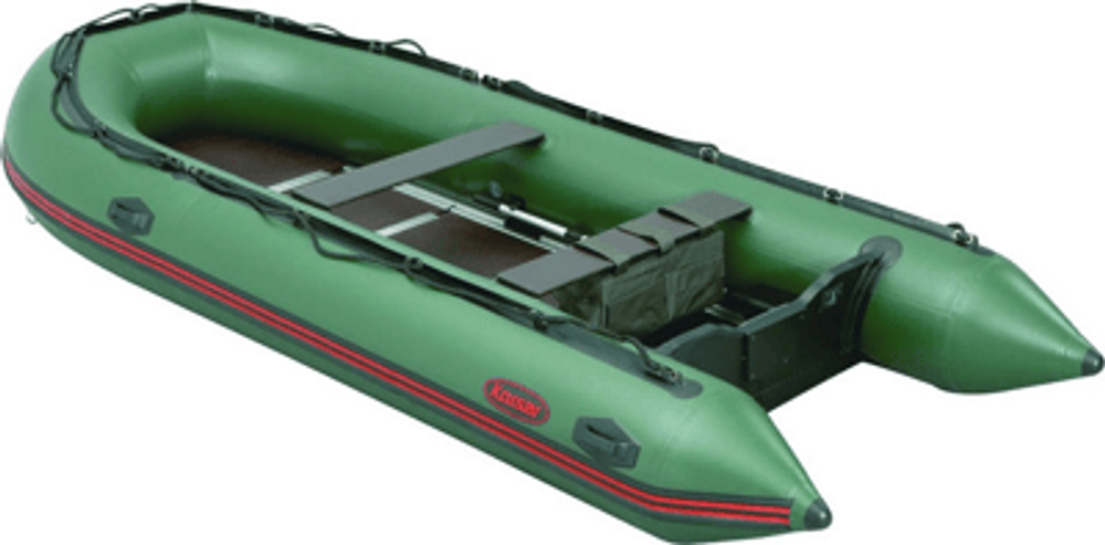 Лодка ПВХ КОМБАТ CMB-430 PRO + 2х-тактный лодочный мотор YAMAHA 40XWS
