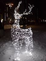 Световая фигура «Олень» с классическим каркасом