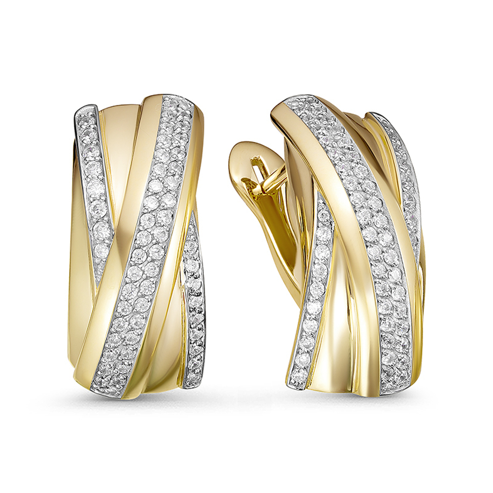 Серьги из золота 585 пробы