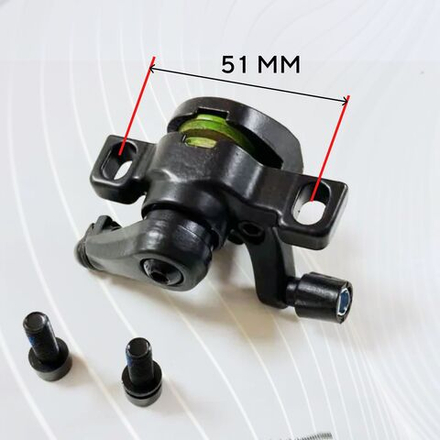 Тормозной суппорт калипер (левый) для электросамоката Kugoo C1/C1 Plus/HX, Xiaomi