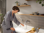 Смеситель для ванны Hansgrohe Rebris E 72450000 хром