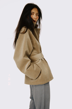 JACKET VELUR BEIGE ONE
