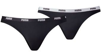 Majtki Puma Women Bikini 2P Hang - черный