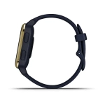 Смарт-часы Garmin Venu Sq Music Edition темно-синий с золотистым алюминиевым безелем 010-02426-12