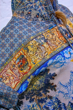 Зип худи «Битва» по мотивам фламандского гобелена "Pugnae Ferarum"