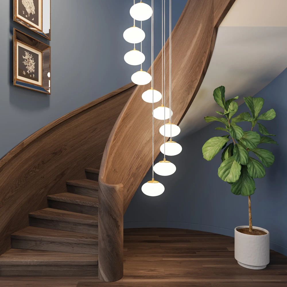 Citilux ATMAN SMART CL226A093 LED RGB Умная подвесная люстра Бронза