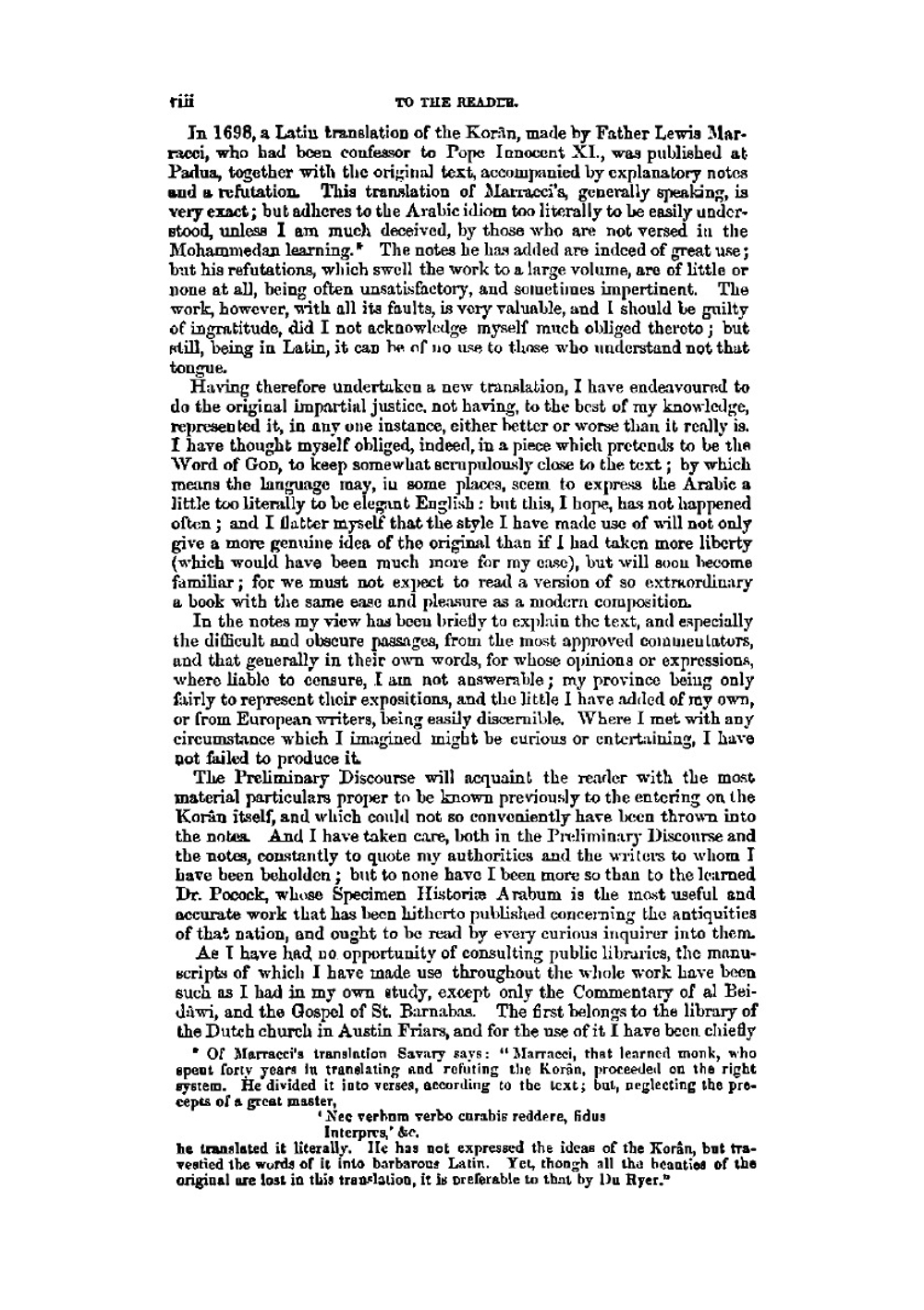 The Koran. Or, Alcoran of Mohammed | George Sale