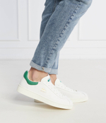 Кожаные кроссовки Lacoste - белый(747SMA0040)