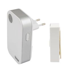 UDB-091W-R1T1-36S-WH Звонок электронный. 220В. 36 мелодий. Блистер. Белый. ТМ Uniel