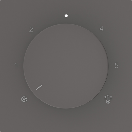 Накладка для регулятора тёплого пола DB23100,  матовый титан,  серия A07