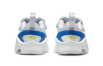 Baby Nike Air Max Bolt deconstructs the trend of low-cut toddler shoes gray, white and blue