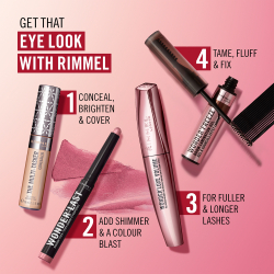 Rimmel Wonder'Freeze - Гелевая тушь для ресниц и бровей оттенок 003 Medium Brown, 6 g