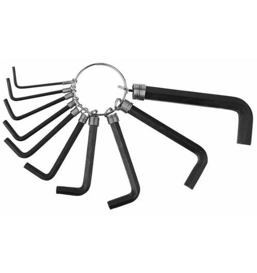 Ключи TRIX на кольце, шестигранные 1.5/2/2.5/3/4/5/6/8/10мм (100)