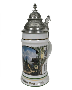 Кружка пивная "500- лет Почты Германии" Rastal