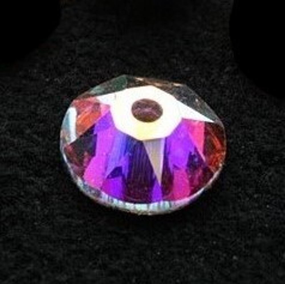 Стразы "Сваровски" Crystal AB 5 мм, кристалл  перламутр (Crystal AB 001), уп.12 шт
