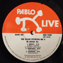Винтажная виниловая пластинка LP The Oscar Peterson Big 4 Freedom Song (USA 1983)
