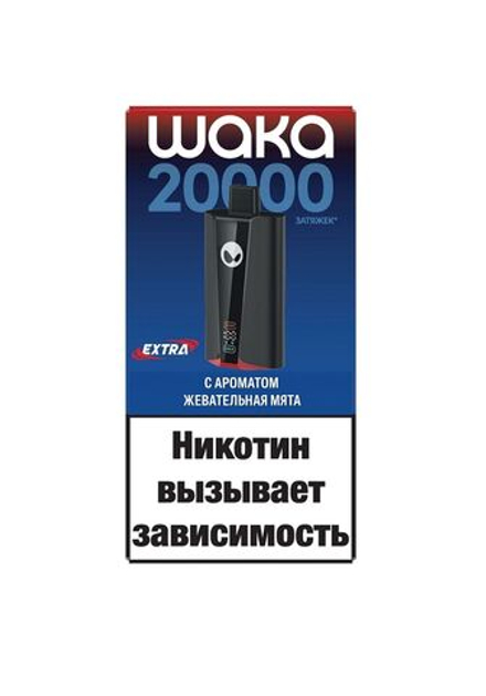 Waka SoPro 20000 Extra Жевательная мята 20000 затяжек 20мг Hard (2% Hard)