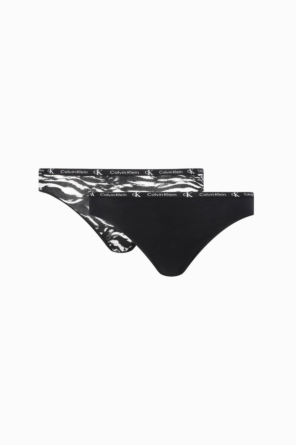 Трусики 2 пары Calvin Klein Underwear - черный(000QD3991E)