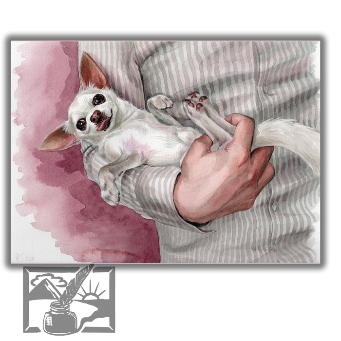 Открытка почтовая. Гасымова Мария. Каспер