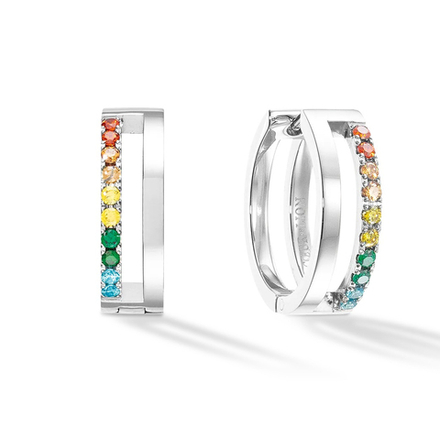 Серьги Coeur de Lion Multicolour Silver 0136/21-1517