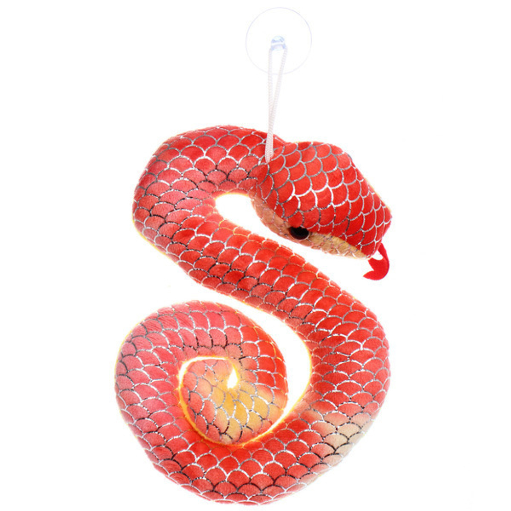 Мягкая игрушка «Змея» Изящная 19 см, микс