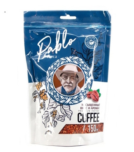 Кофе "Pablo" arabica растворимый 150г. Казахстан
