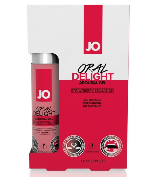 Клубничный лубрикант для оральных ласк Oral Delight Strawberry Sensation 30 мл