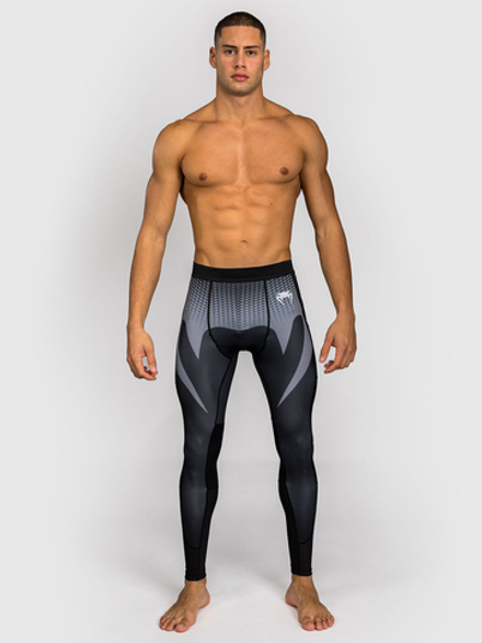 Тайтсы Venum No Gi Black/Silver Grey