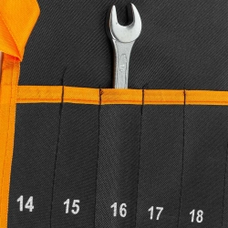Органайзер тканевый для набора ключей 18пр. ISMA ISMA-5181P-P