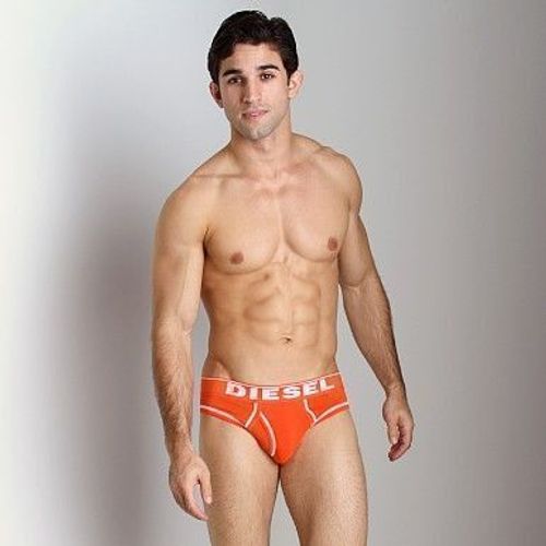 Мужские трусы брифы оранжевые Diesel Fresh and Bright Divine Brief Orange