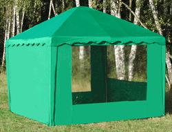 Шатер 3 х 3 со стенками (каркас Люкс труба 25мм и 28мм)