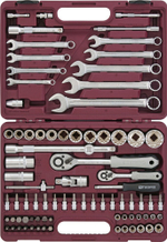 UTS0082MP Набор инструмента универсальный 1/4", 1/2"DR с головками торцевыми MultiProf, 82 предмета